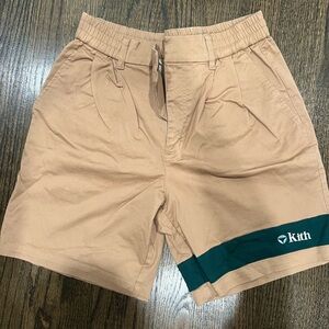 Kith Taylor Made Brown Shorts with Green Details